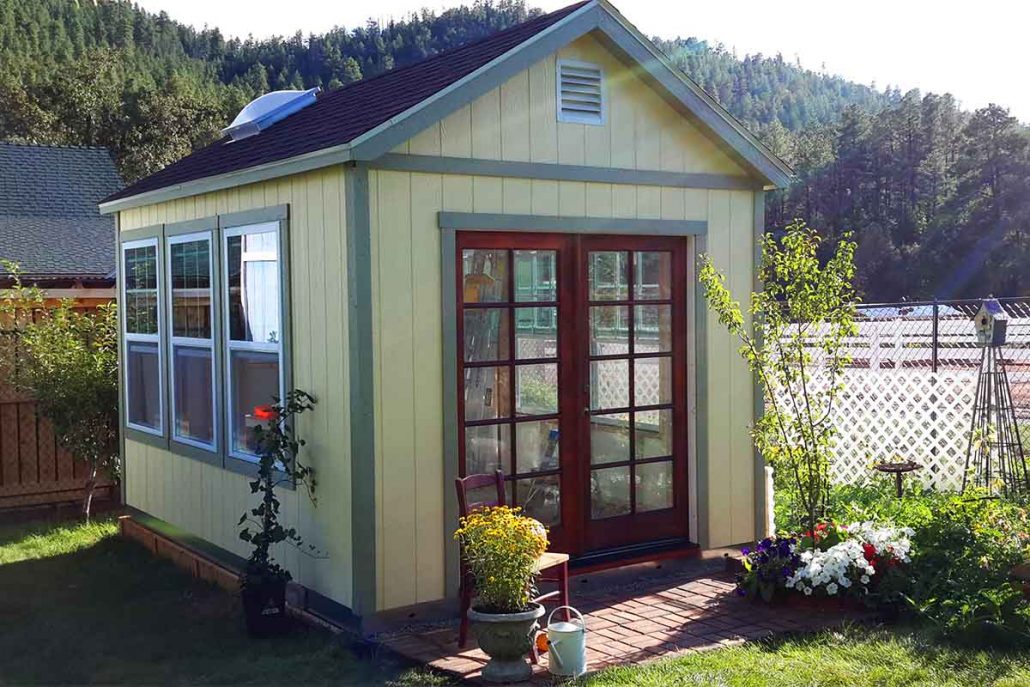Tuff Shed | Her “Country French” Garden Getaway