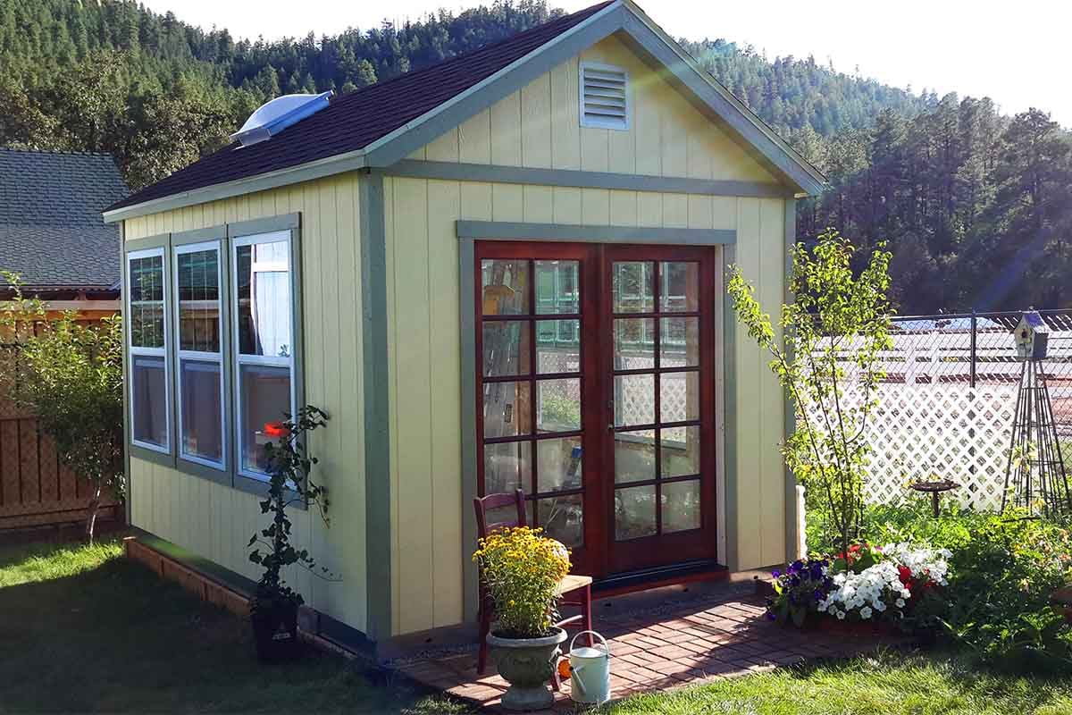 Her "Country French" Garden Getaway - Tuff Shed