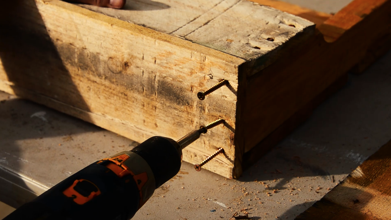 Use an extra panel as a base for your shelf.