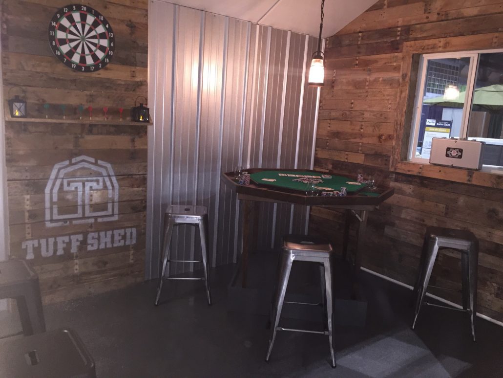 design a man cave worthy of a grunt - tuff shed