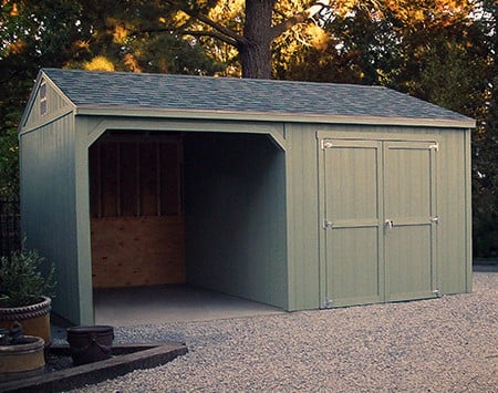 premier loafing shed - tuff shed