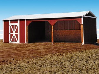 Tuff Shed Loafing Shed - Tuff Shed