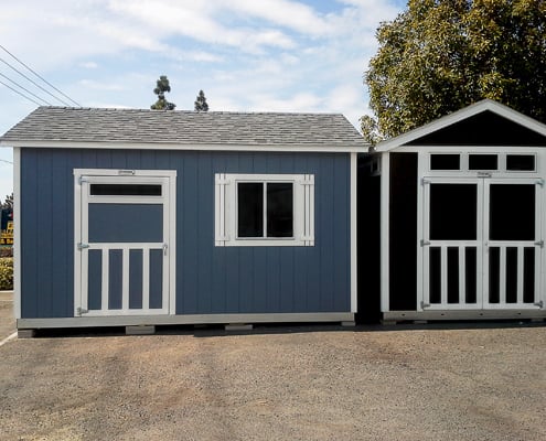 Door Shed &amp; DIY Four-Door Shed