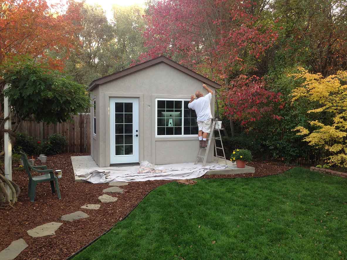 tuff shed display at the seat... - tuff shed office photo