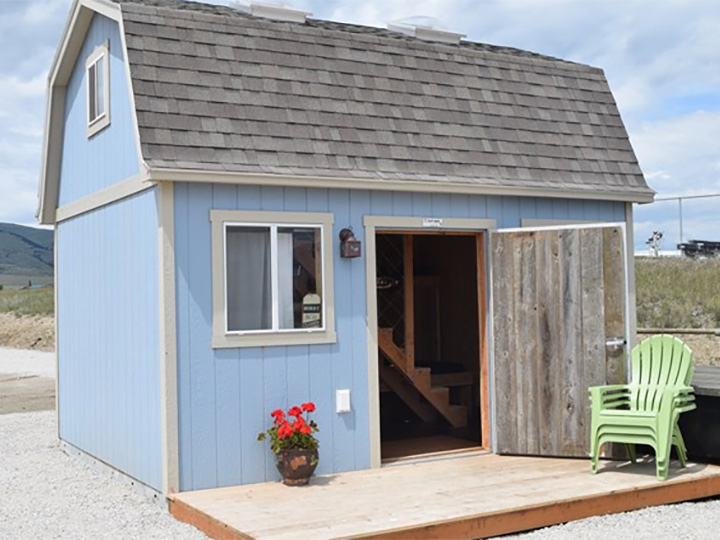 tuff shed takes over the campground - tuff shed