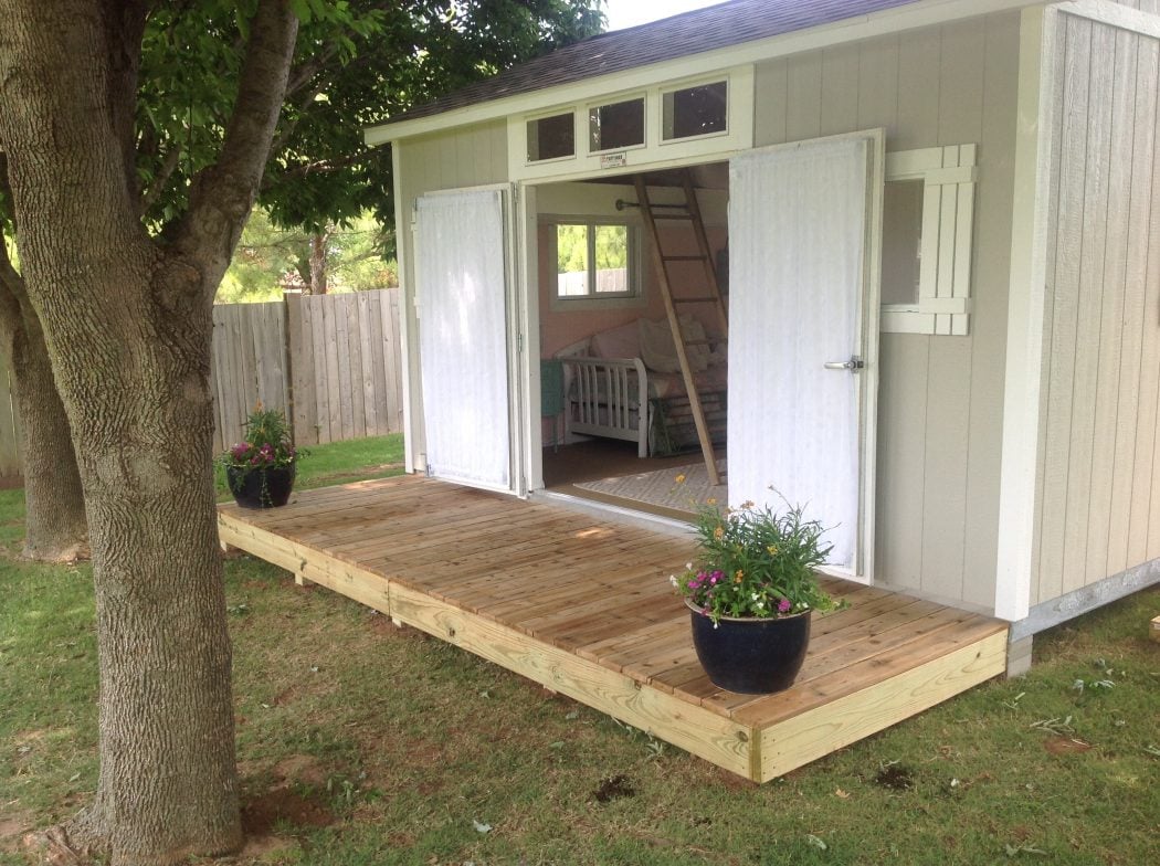 Shabby Chic Meets the Backyard Shed - Tuff Shed