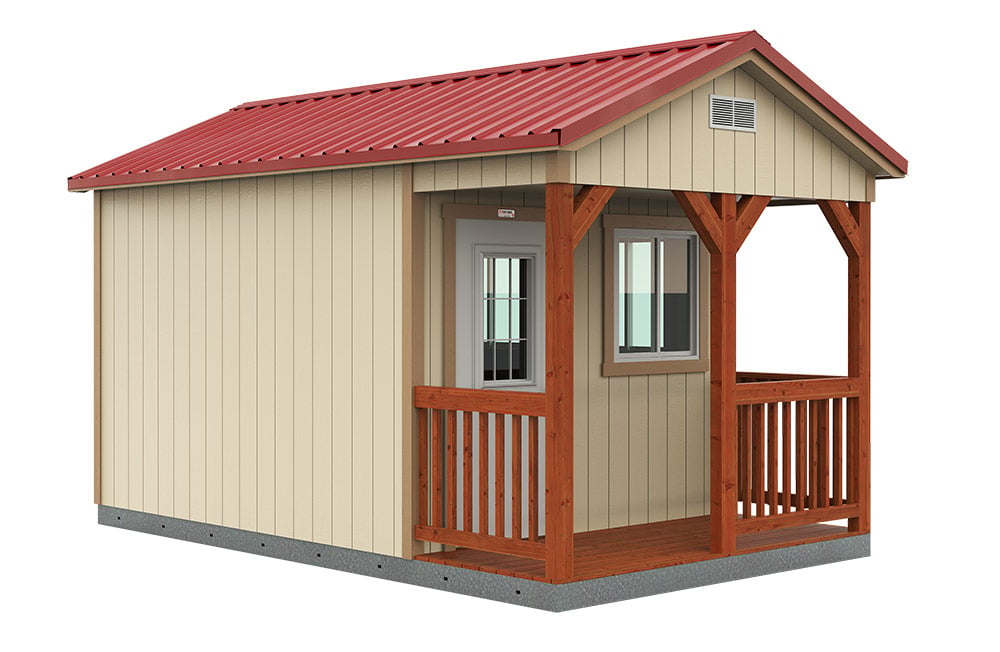 custom tuff shed cabin approximately 1400 sq ft. one and