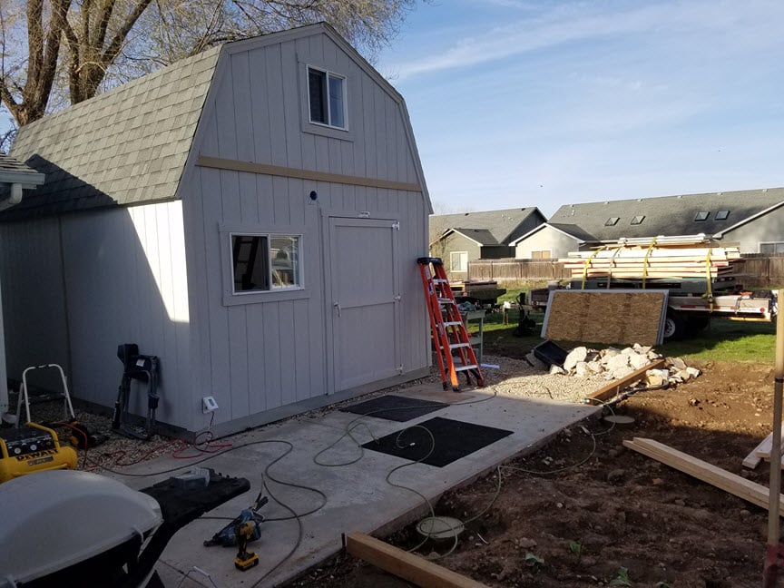 tuff shed pro studio interior