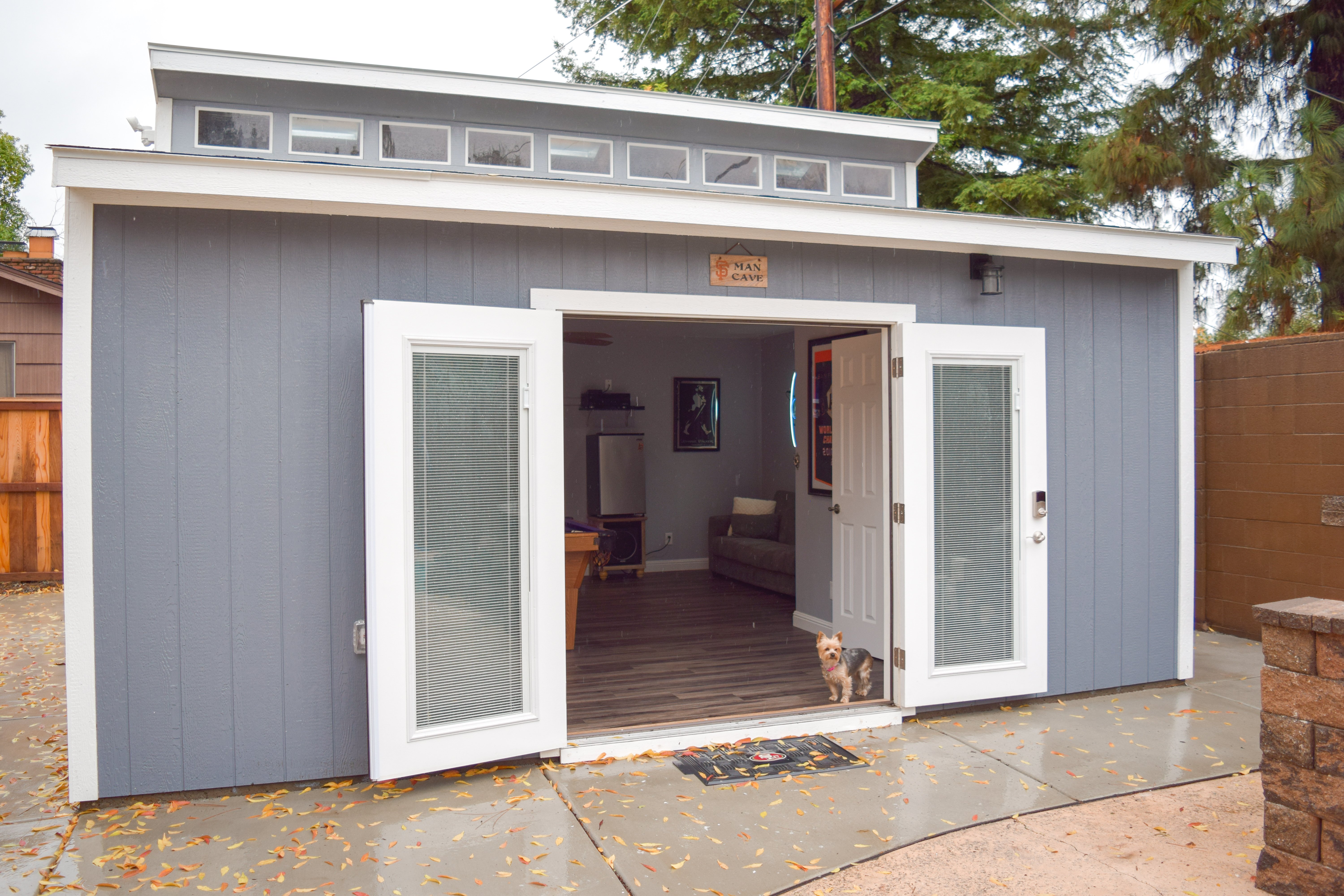 manuel's man cave - tuff shed