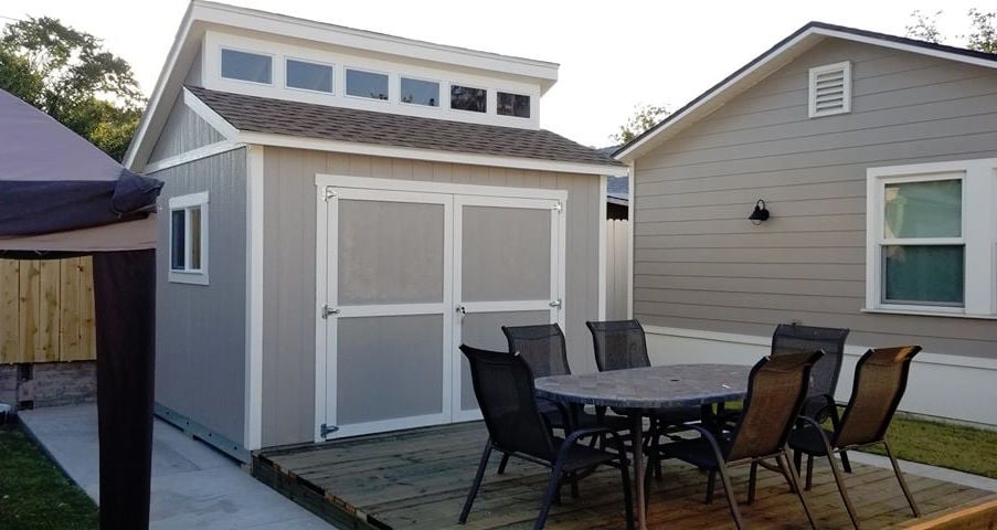 Lorna's Backyard Office and Entertaining Space