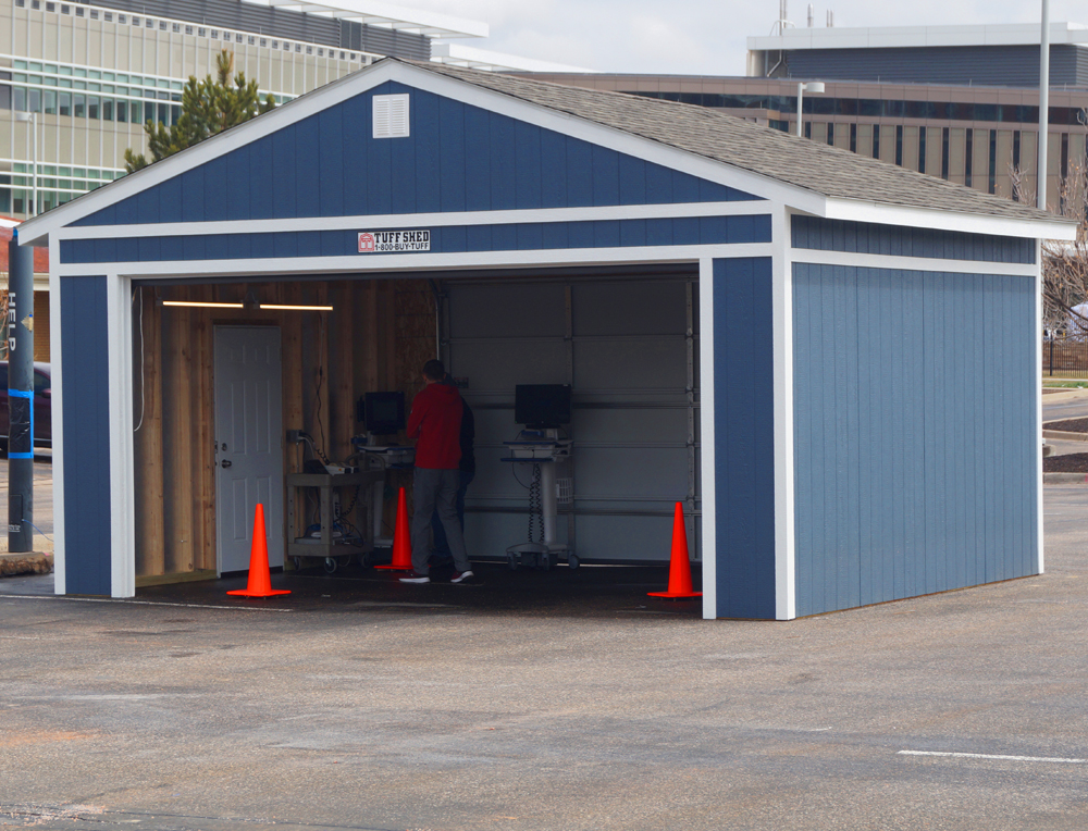 The completed garage will answer an essential need for Children's Hospital.