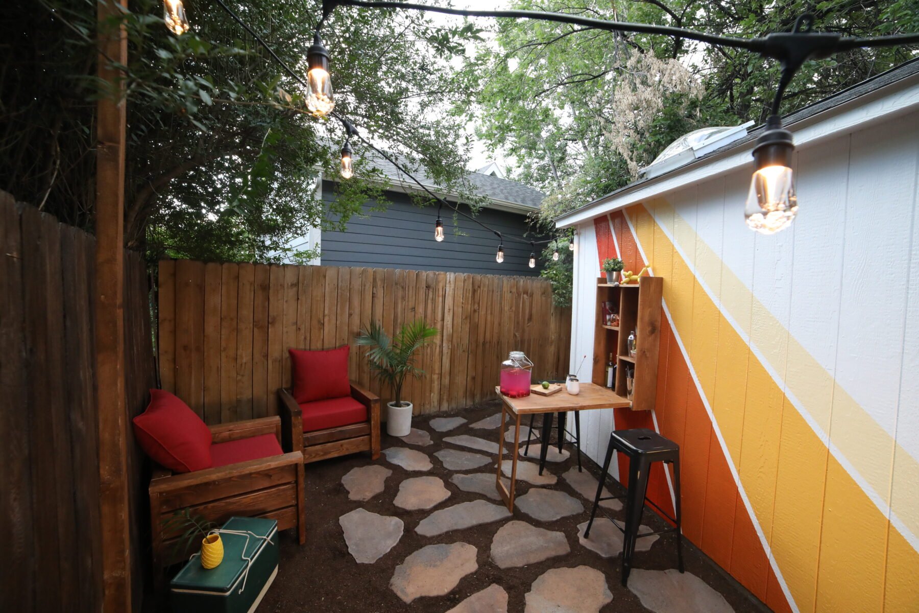 Create a backyard escape after your shed cleaning and spring prep projects.