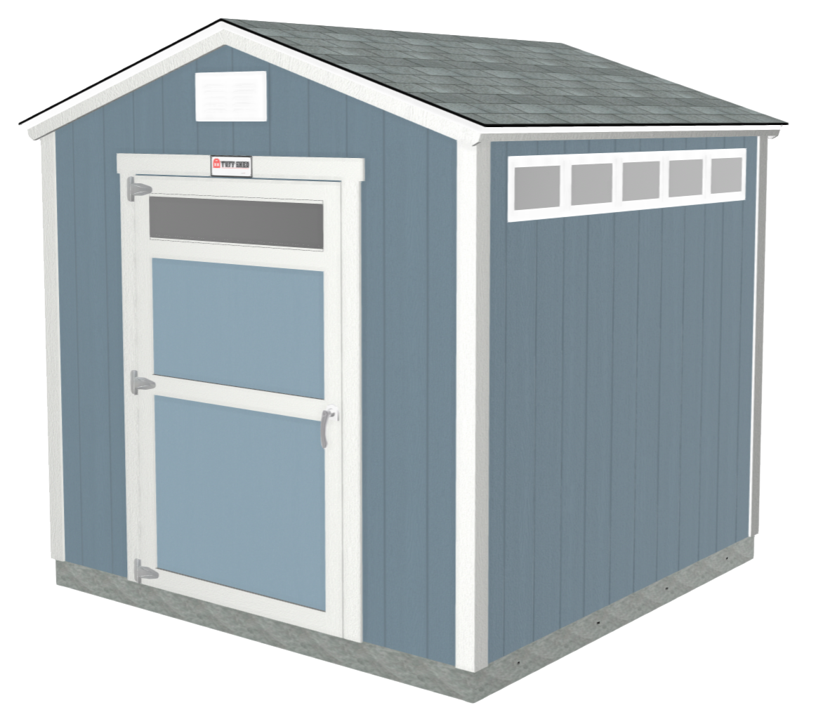 Design a new 8x8 Premier Ranch to upgrade the storage space in your backyard.