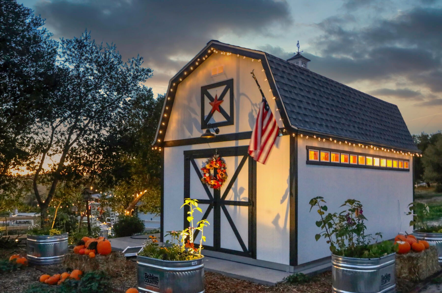 Tuff Shed Barn, Barn, Shed, Garage, Backyard, Sunset, Art, Farm, Windows, Storage 