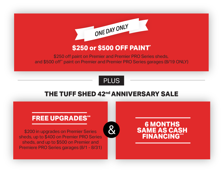 VIP Select Promo Tuff Shed