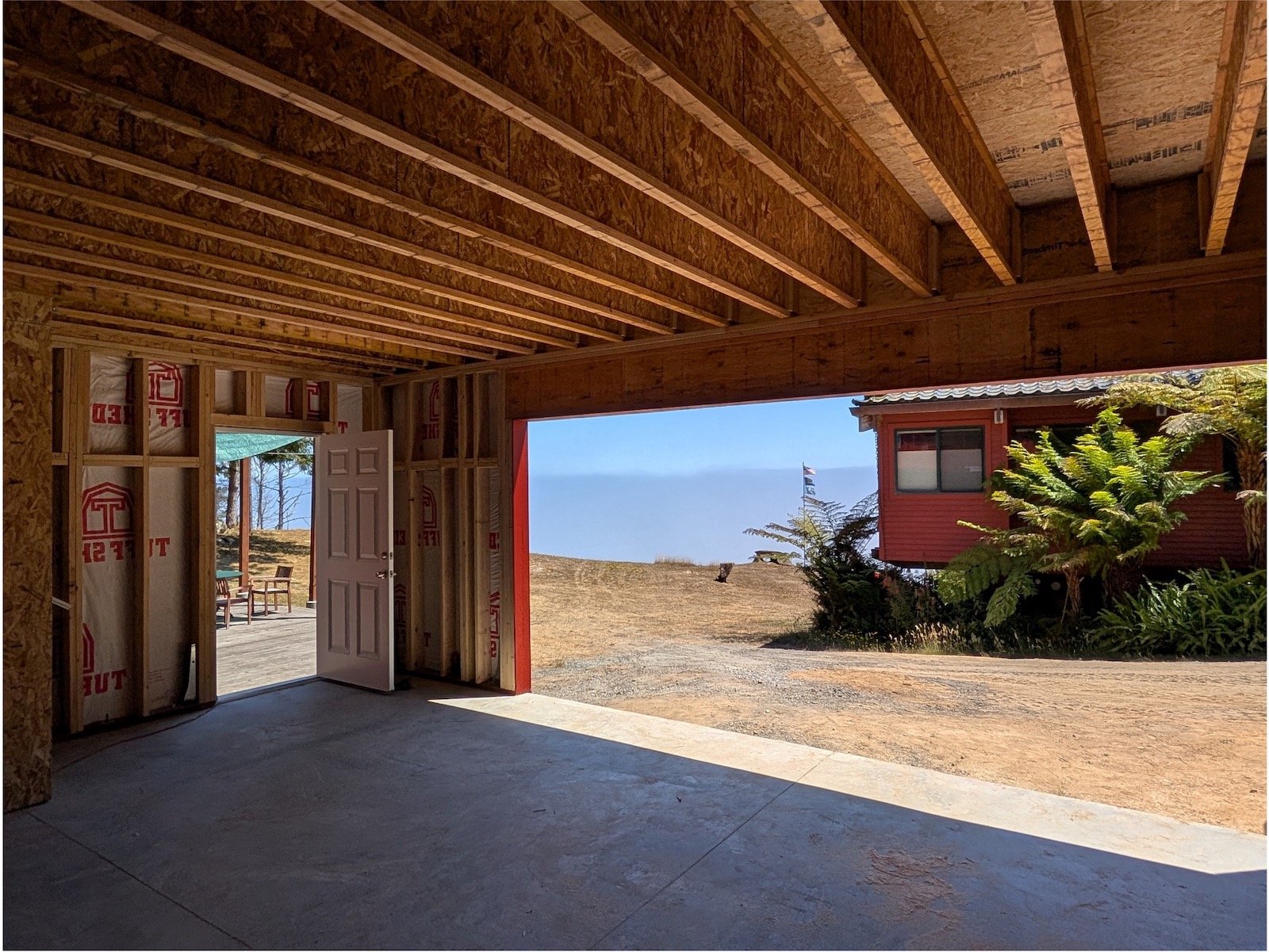 Inside of a two story building in Santa Rosa