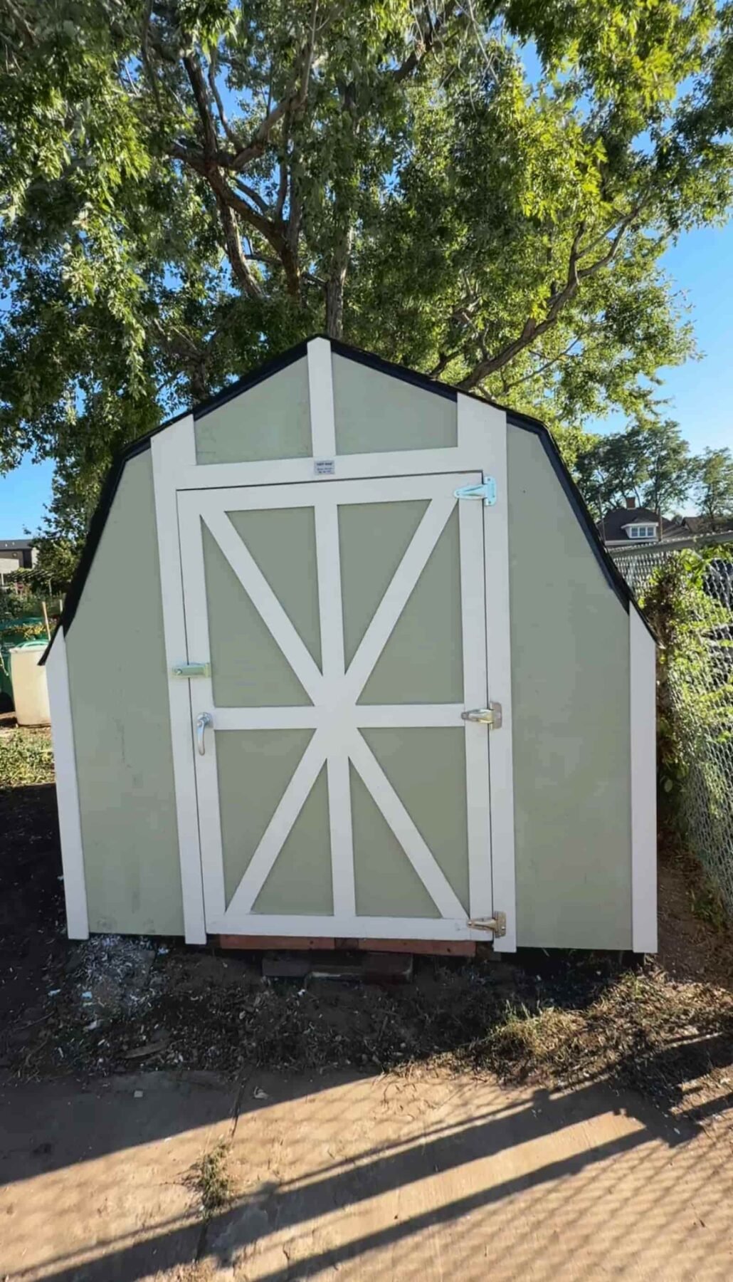 Whittier community garden shed after refresh